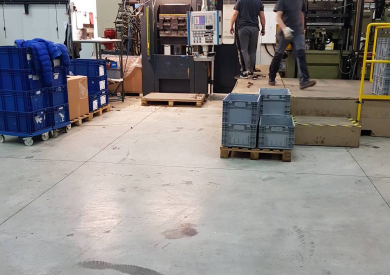 Storage and sorting floor at a REDI Recycling facility