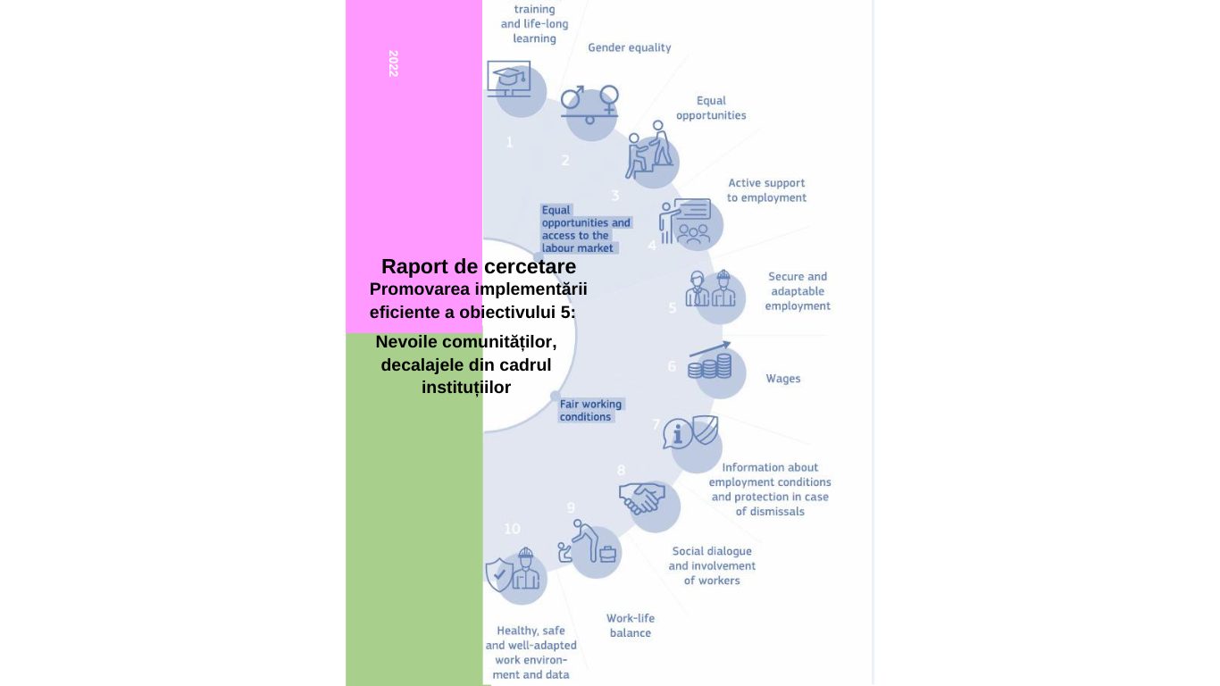 Cover of the REDI research report on Roma community needs and institutional gaps